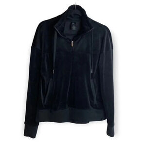 Champion Black Velvet 1/4 Zip  Sweater